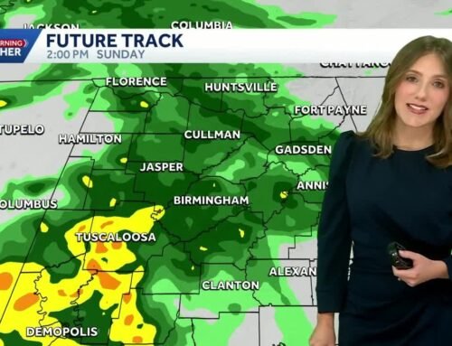 Rain is in Alabama’s weather forecast ahead of a chilly Halloween.