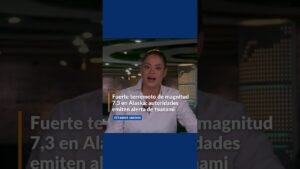 Fuerte terremoto de magnitud 7,3 en Alaska: autoridades emiten alerta de tsunami
