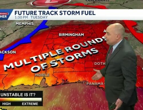Tracking threat of storms in the Alabama weather forecast Thanksgiving week before cold air arrives