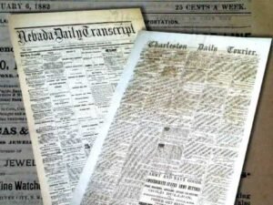Collecting 19th Century Authentic Newspapers
