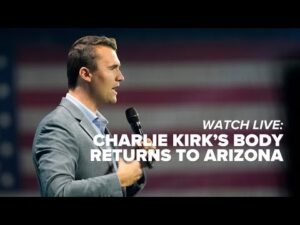 LIVE: Charlie Kirk’s body returns to Arizona
