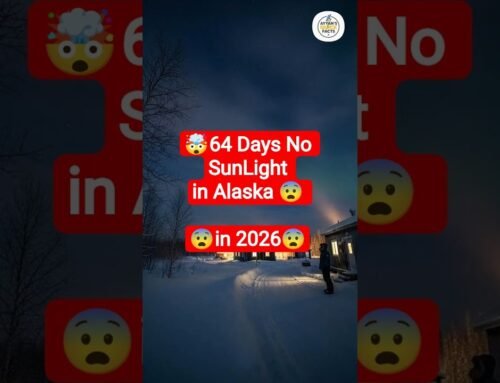 😨Alaska Dark Winter 2026 — 64 Days of No Sunlight 😮 #facts  #shortsviral  #shortsfeed