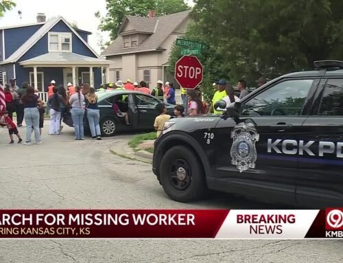 Kansas City, Kansas, firefighters searching for missing worker after trench collapse