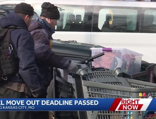 Many Kansas City motel residents packing up belongings while others stay past deadline