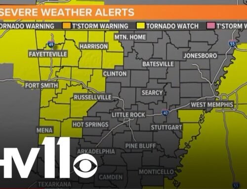 Severe weather update in Arkansas w/ Tom Brannon & Corallys Ortiz