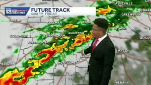 Tracking Storms: Alabama’s weather forecast brings torrential rain with a threat of severe weather