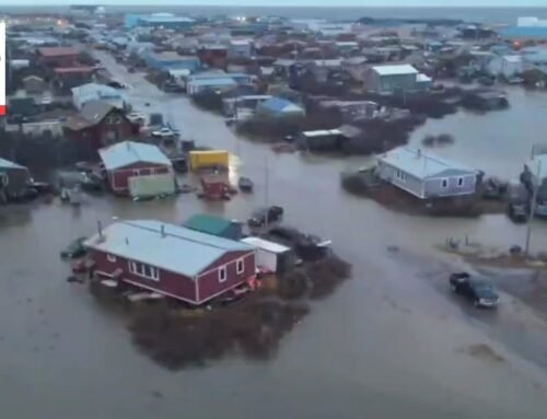 Typhoon Halong brings flooding in Alaska