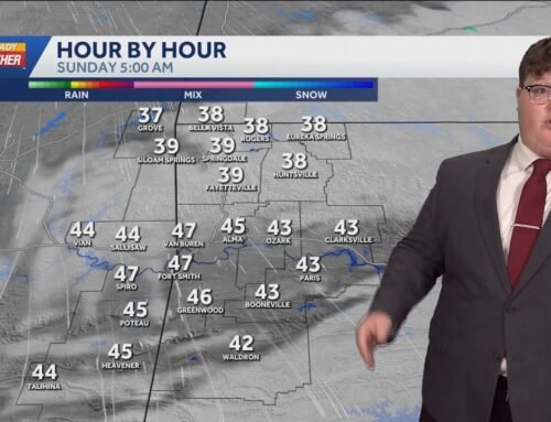 The chilly weather has arrived in Arkansas