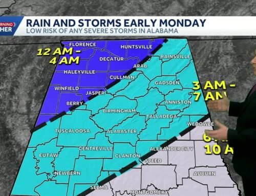 Tracking the Arctic Blast: Bitterly cold air hits Alabama by Monday, few storms ahead of the front