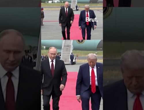 Trump greets Putin on the tarmac in Alaska before summit on war in Ukraine