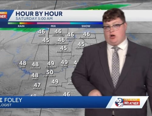 Starting Saturday with showers in Arkansas