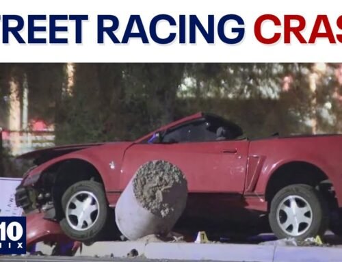 5 people ejected from Mustang during street racing crash l FOX 10 Pho…
