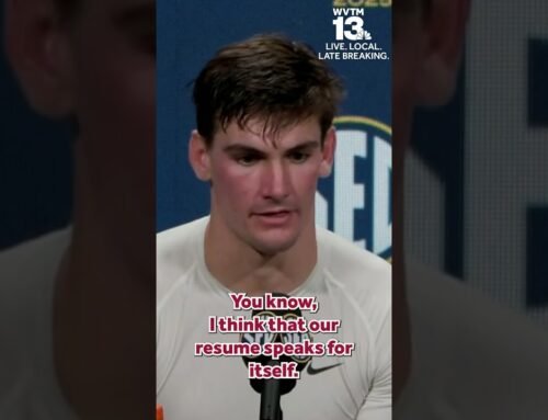 Alabama QB Ty Simpson on how he feels going into Selection Sunday