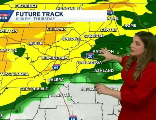 Alabama freeze Tuesday, then tracking a threat of rain & storms in the weather forecast on Thursday