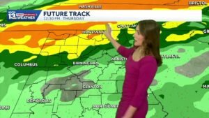 Quick cold snap in Alabama before milder weather returns with some storms.