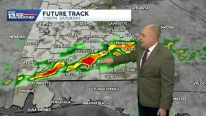 Strong storms and an Arctic blast in Alabama’s weekend weather forecast