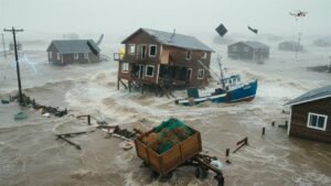 Alaska in Ruins! Typhoon Halong Destroyed Homes & Cars