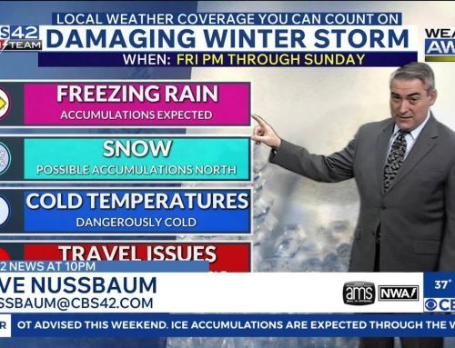 WEATHER AWARE: Dangerous Winter Storm This Weekend Across Alabama – CBS42 News @ 10pm
