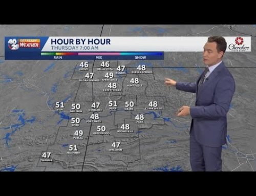 Chilly tonight in Arkansas, with rain chances on the way