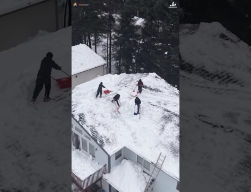 Record Snow Forces Roof Clearing in Juneau, Alaska