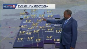 Snow beginning overnight for Kansas City, lingering into Saturday afternoon