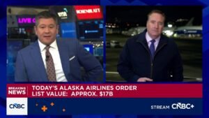 Alaska Airlines orders 110 Boeing aircraft