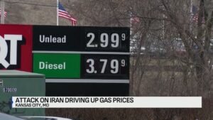 Air strikes on Iran send Kansas City gas prices surging