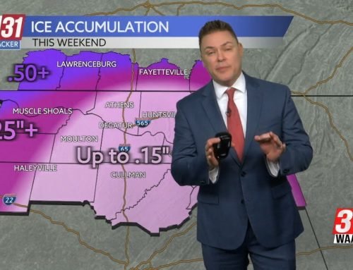 Ice expected for parts of north Alabama with our weekend winter storm