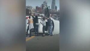 Terrifying highway crash turns into remarkable rescue on I-670