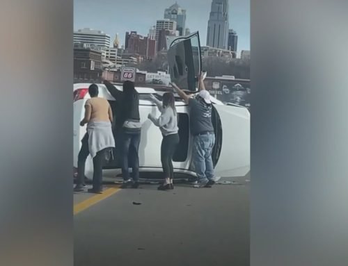 Terrifying highway crash turns into remarkable rescue on I-670