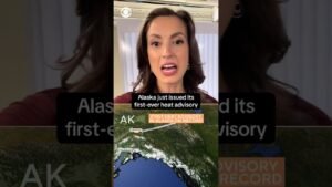 Alaska issues first-ever heat advisory #shorts