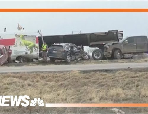 4 killed in multi-vehicle crash on I-25