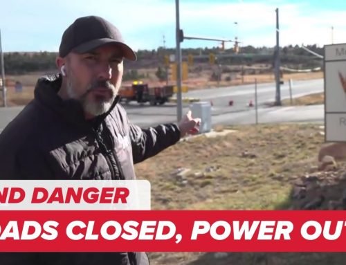 Drivers warned to stay off roads because of flying debris | Colorado Wind & Fire Danger