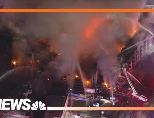 Evacuation alerts issued due to large fire at Denver apartment building under construction