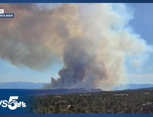 Wildfire shuts down major Colorado Highway