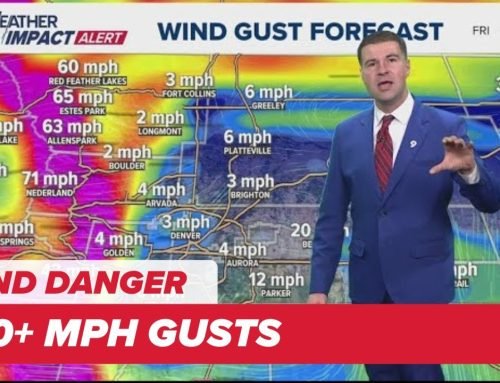 Winds topping 100 mph in Colorado Red Flag Alert conditions | 1:30 Weather Update