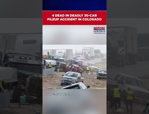 Colorado: 4 Dead In Crashes Involving Over 30 Vehicles In ‘Brown Out’ Conditions #Shorts