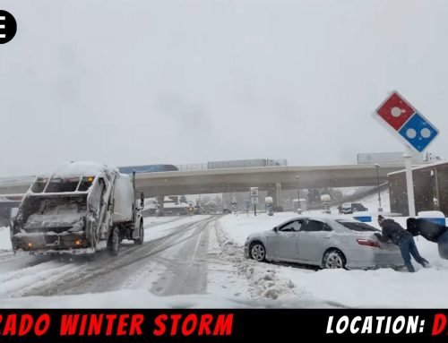 WINTER STORM SLAMS COLORADO – LIVE STORM CHASER