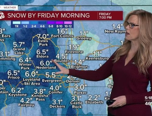 Snow moving into metro Denver for Thursday