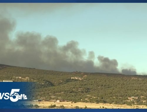 Fire burning along Highway 115 on Fort Carson grows with no containment Thursday afternoon