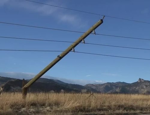 Colorado wind latest: Bent power lines in Golden