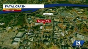 Deadly crash on University of Alabama campus under investigation