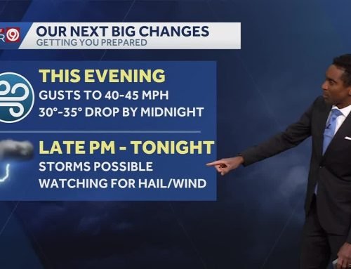 Kansas City March 26 evening weather: Temperatures take a big dip; overnight storms possible