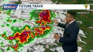 Alabama’s weather forecast: Strong storms to impact Alabama both Monday and Wednesday
