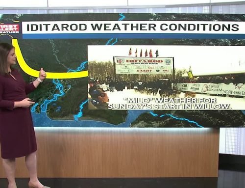 Chilly March temperatures for Alaska