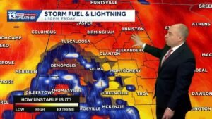 Heavy storms, record warmth in Alabama’s weather forecast through the weekend