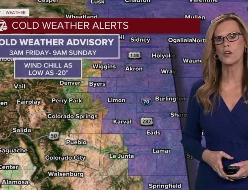 Arctic air and snow arrive for Denver and the plains