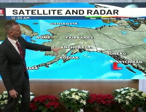 Cold weather advisories in place across Alaska, with snow and a brief warmer trending move into t…