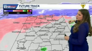 Winter Storm: Tracking heavy rain & severe storm threat in Alabama with snow & ice in forecast north