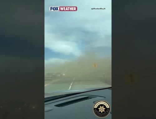 Winds knock over semi in Colorado